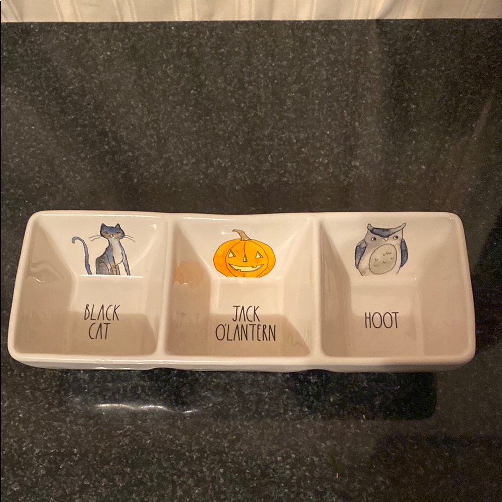 Rae Dunn Halloween Ceramic Dish